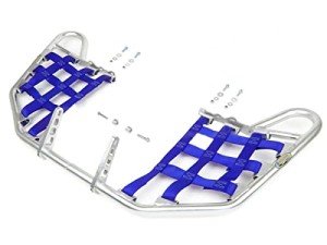 Yamaha Raptor 350 ATV Nerf Bars - Silver & Blue