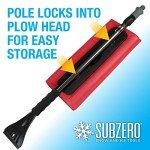 SubZero 51" Heavy Duty Plow Snowbroom with Scraper