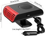 2-in-1 12V Portable Car Heater & Defroster