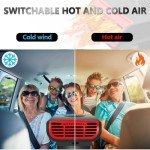 2-in-1 12V Portable Car Heater & Defroster