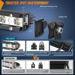 Nilight 25 Inch LED Light Bar for Offroad Vehicles