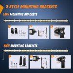 Nilight 25 Inch LED Light Bar for Offroad Vehicles