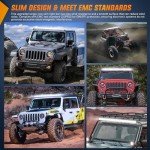 Nilight 25 Inch LED Light Bar for Offroad Vehicles