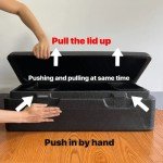 HeyUTV Universal ATV UTV Cargo Box - 30" x 13" x 10