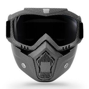 Detachable Goggles with Face Mask for ATV Riding