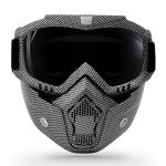 Detachable Goggles with Face Mask for ATV Riding