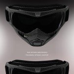 Detachable Goggles with Face Mask for ATV Riding