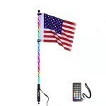 5FT RGB LED Whips Light for ATVs and UTVs