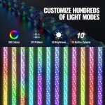 3 FT RGB LED Whip Lights with Remote & Flags