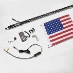 5FT RGB LED Whips Light for ATVs and UTVs