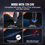 3 FT RGB LED Whip Lights with Remote & Flags