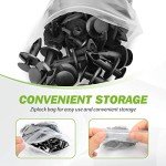 100pcs 8mm Nylon Bumper Retainer Clips for ATV