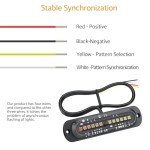 Ultra Slim Amber/White LED Strobe Lights for ATVs