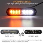 Ultra Slim Amber/White LED Strobe Lights for ATVs