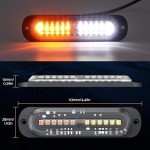 Ultra Slim Amber/White LED Strobe Lights for ATVs