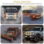 Ultra Slim Amber/White LED Strobe Lights for ATVs