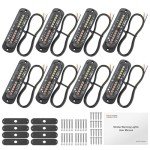 Ultra Slim Amber/White LED Strobe Lights for ATVs