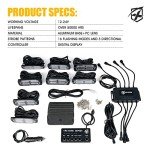 Xprite 24 Blue LED Strobe Light Kit