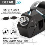 2-in-1 Anti-Theft Motorcycle Handlebar & Helmet Lock