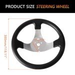 300mm Steering Wheel with Adjustable 320mm Shaft