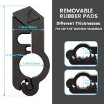 2-in-1 Anti-Theft Motorcycle Handlebar & Helmet Lock