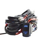 Mofun Universal LED Light Bar Wiring Kit