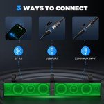 34" Waterproof ATV Sound Bar with Bluetooth & RGB