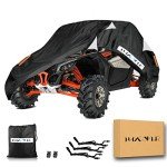Heavy-Duty Waterproof UTV Cover for 2-3 Seaters