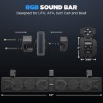 34" Waterproof ATV Sound Bar with Bluetooth & RGB