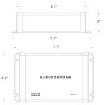 Waterproof Bluetooth Marine Amplifier for ATV/UTV