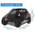 Heavy-Duty Waterproof UTV Cover for 2-3 Seaters