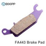 ECCPP Brake Pads Fit for Yamaha Grizzly 550 YFM550 2009-2014, for Yamaha Grizzly 700 YFM700 2007-2022, FA444 Front and Rear Replacement Brake Pads Kits
