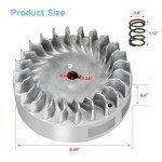 FVRITO Aluminum Flywheel for Predator 212 Engine