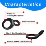 Lecctso 4PCS Stainless Steel Tie Down Anchors