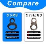 Lecctso 4PCS Stainless Steel Tie Down Anchors