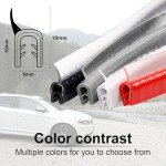 SINGARO 33Ft Rubber Car Door Edge Guard