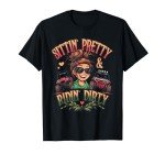 Messy Bun Mom Offroad T-Shirt and Sunglasses