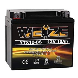 Weize YTX12-BS High-Performance ATV Battery