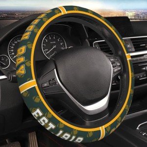 Universal 15-Inch Non-Slip Steering Wheel Cover