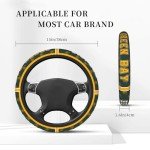 Universal 15-Inch Non-Slip Steering Wheel Cover