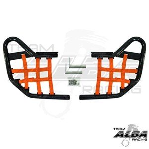 Yamaha Raptor 125 250 Black Nerf Bars with Net
