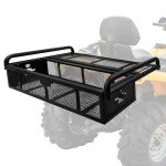 Universal ATV Rear Cargo Basket for Outdoor Adventures