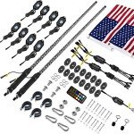 OHMU 4FT LED Whip Lights & Rock Light Bundle