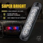 Xprite 4-Pack LED Emergency Strobe Lights