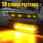 Xprite Amber LED Strobe Light Kit for ATVs