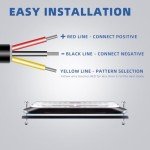 12-Pc Amber LED Strobe Lights for Vehicles