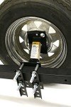 MaxxHaul 80071 Black Trailer Spare Tire Carrier