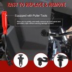 120 PCS ATV Fender Clips and Fasteners Set