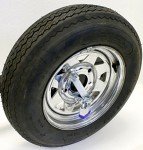 MaxxHaul 80071 Black Trailer Spare Tire Carrier