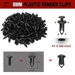 120 PCS ATV Fender Clips and Fasteners Set